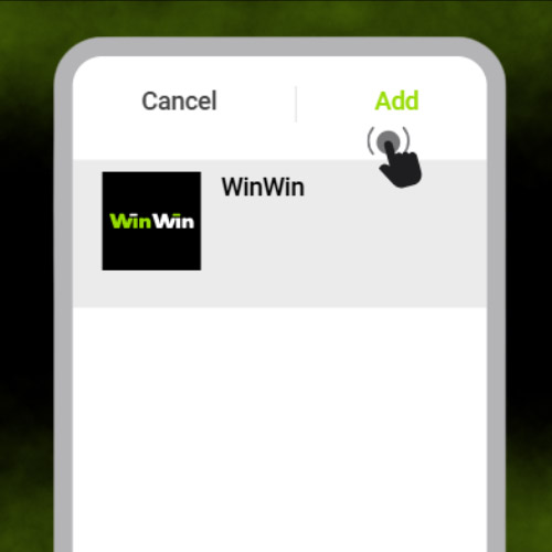 Open the WinWin app on your home screen