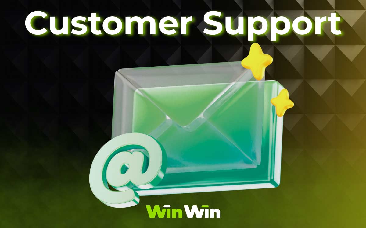 The WinWin mobile app provides 24/7 customer support